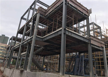 Case prefabbricate d'acciaio della struttura d'acciaio della villa della sezione di H con il bordo del cemento